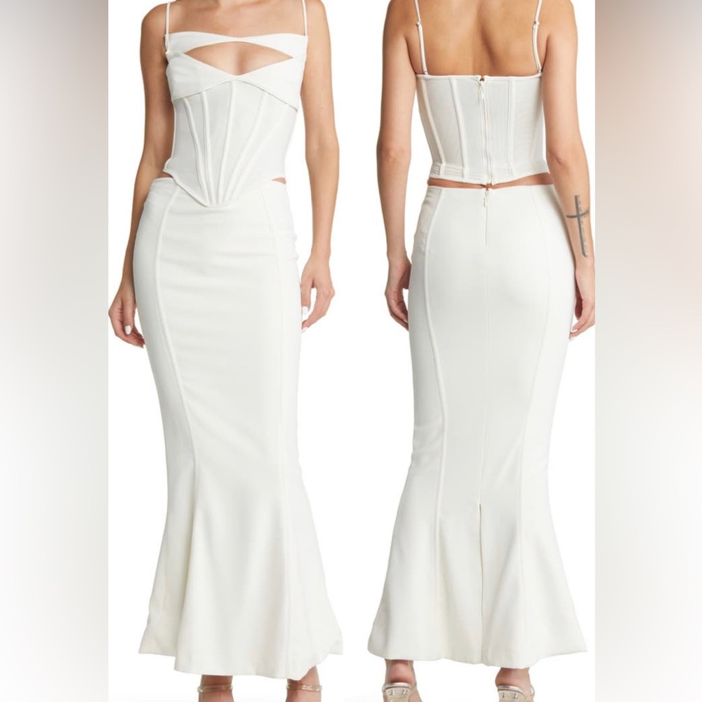 House of CB Paloma corset mermaid dress